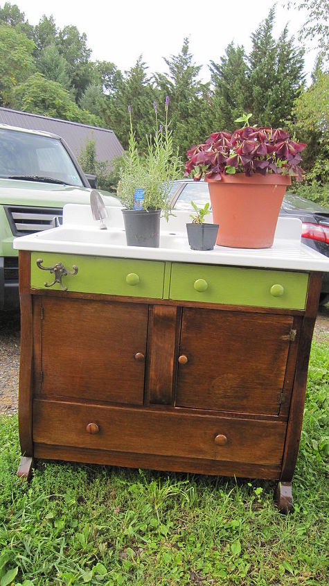 one man s junk to my treasure, painted furniture, repurposing upcycling
