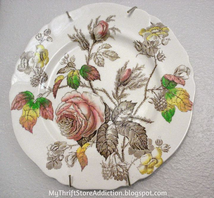 fabulous thrift store finds vintage transferware, home decor, wall decor