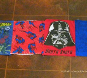 searching for superheroes diy t shirt quilt, crafts, diy, repurposing upcycling, reupholster