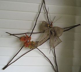 branch star, crafts, repurposing upcycling