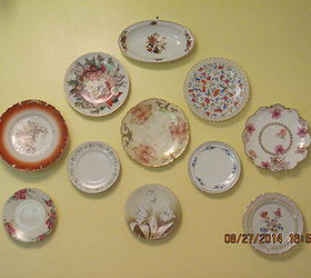antique plates from germany czechoslovakia bavaria austria and usa, home decor, repurposing upcycling, wall decor