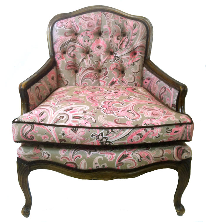 save a chair collection vintage chairs restored to their new beauty, home decor, repurposing upcycling, reupholster, Fully Restored Vintage Wing Back Chair