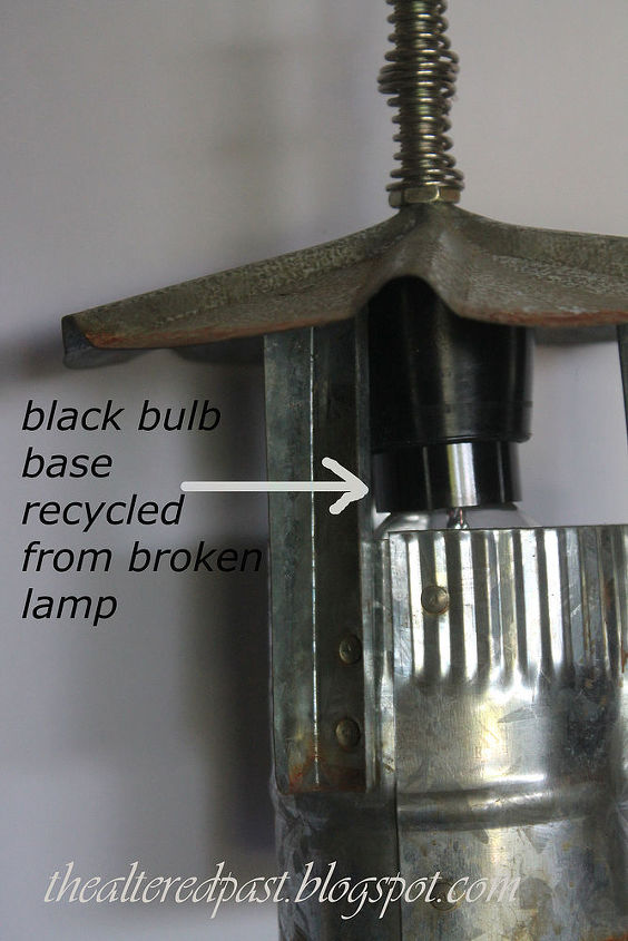 easy diy pendant lights from old chimney caps, diy, lighting, repurposing upcycling