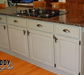 give your kitchen island a facelift and some sexy legs, chalk paint, kitchen design, kitchen island, painted furniture