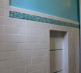 diy bathroom makeover before baby, bathroom ideas, diy, home improvement, small bathroom ideas, tile flooring, 3 x6 Rittenhouse Square Subway Tile