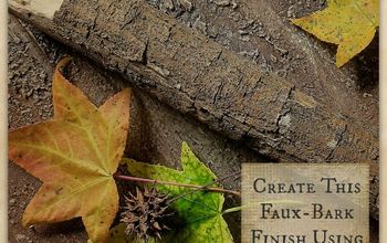 Create A Faux-Bark Finish For Furniture, Walls & Art Using Wood Icing™