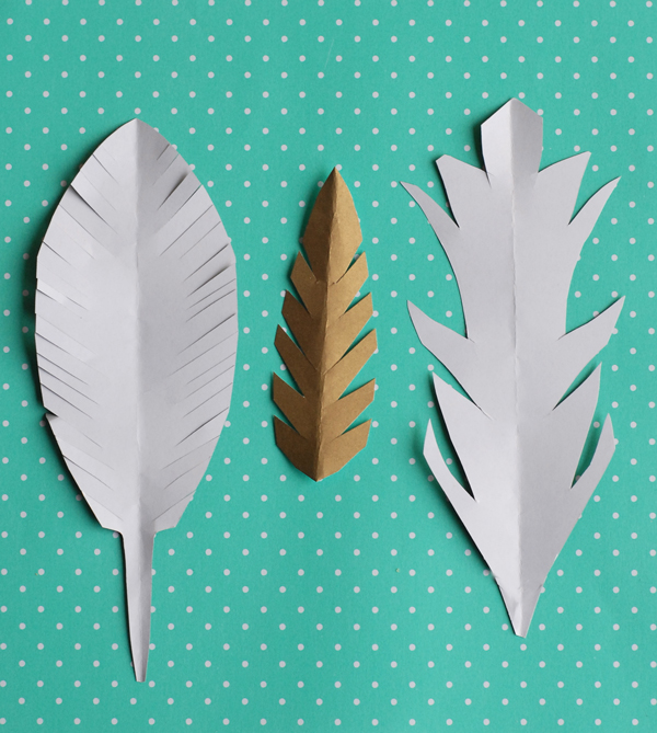 diy paper feathers 3 ways, crafts, diy