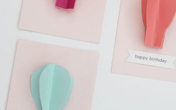 Create Cute DIY Paper Hot Air Balloons in 3 Easy Steps