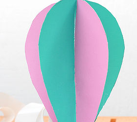 create cute diy paper hot air balloons in 3 easy steps, crafts, diy