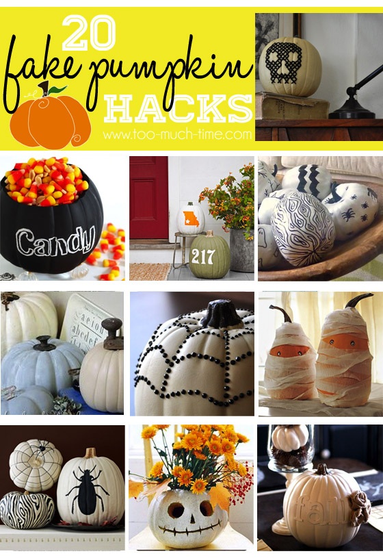 faux pumpkin hacks, chalkboard paint, crafts, seasonal holiday decor