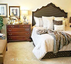 cozy and warm master bedroom, bedroom ideas, home decor, reupholster