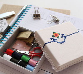 sewing kit gift box, crafts, diy
