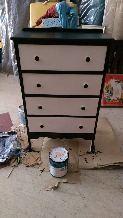 painted furniture chest marilyn monroe, painted furniture, repurposing upcycling