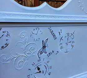 painted furniture french blue details, diy, painted furniture, painting, repurposing upcycling, woodworking projects