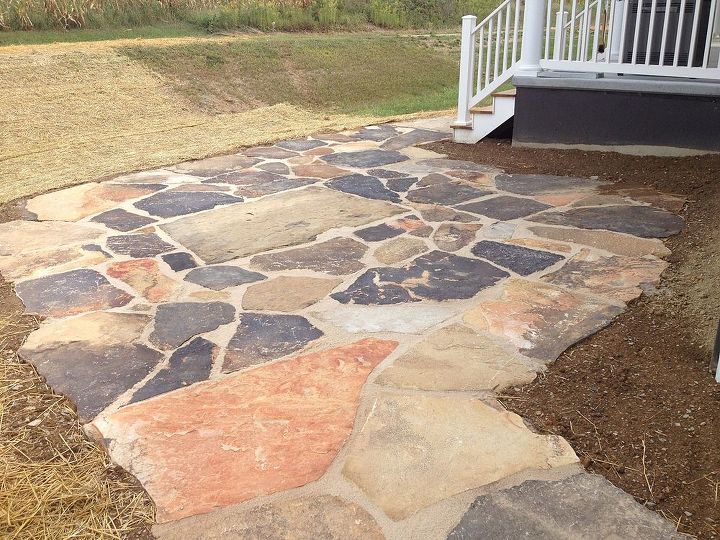 landscaping patio stone walkway, concrete masonry, patio