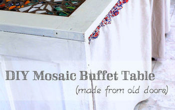 Mosaic Buffet Table (made From Old Doors)