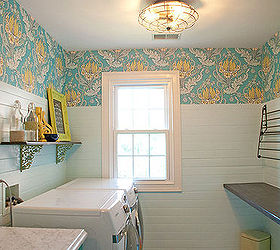 Fabulous Colorful Laundry Room Makeover