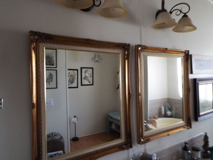 bathroom ideas mirrors upcycle, bathroom ideas, home decor