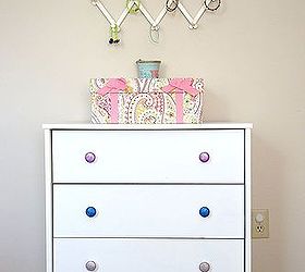 diy dresser knobs glitter mod podge budget, crafts, painted furniture