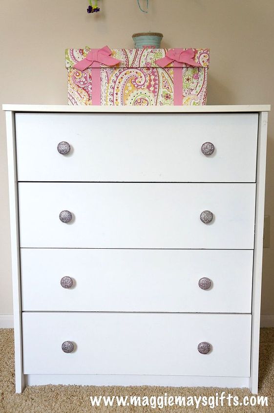 Diy Glitter Dresser Knobs Easy And Cheap Hometalk