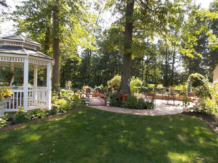gardening backyard gazebo tour ohio, landscape, outdoor living