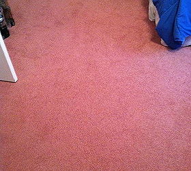 How to decorate a guest bedroom with PINK carpet