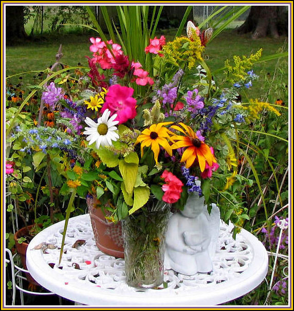 gardening summer flowers highlights backyard, flowers, gardening