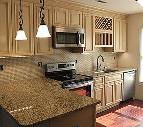kitchen ideas tuscany before after, kitchen cabinets, kitchen design, Great Color Palette Compliments the cabinets