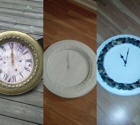 free clock makeover, crafts, repurposing upcycling