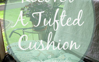 How to Recover a Tufted Cushion
