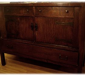 antique chest buffett history info value details, rustic furniture