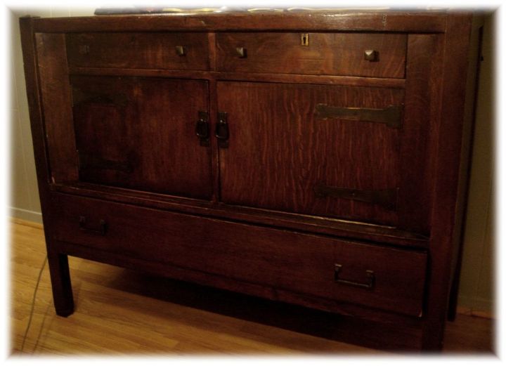 antique chest buffett history info value details, rustic furniture