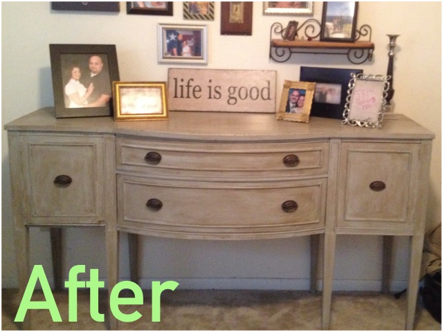 my first annie sloan buffet project, chalk paint, painted furniture