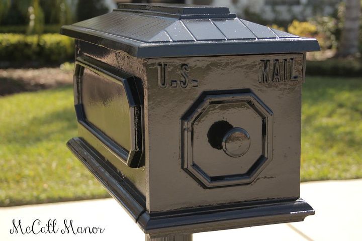 curb appeal mailbox makeover, curb appeal, painting