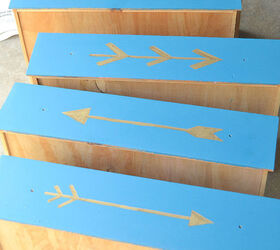 painted furniture brass arrow dresser, painted furniture