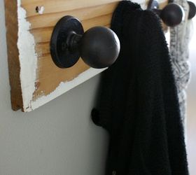 how to grippy doorknob coat hooks, how to, repurposing upcycling