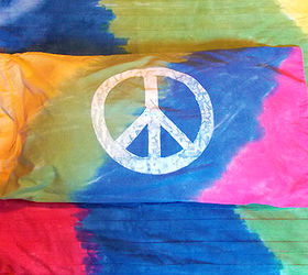 painting bed sheets groovy hippie colorful, crafts