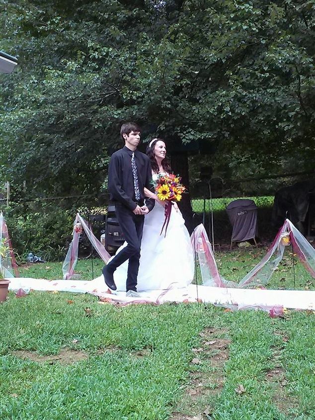 Wedding In My Backyard On A Budget Hometalk