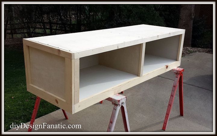 storage bed pottery barn knockoff, bedroom ideas, diy, painted furniture, storage ideas, woodworking projects