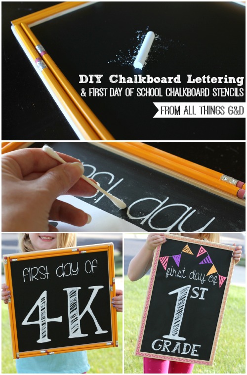 chalkboard lettering tutorial easy, chalkboard paint, crafts, how to