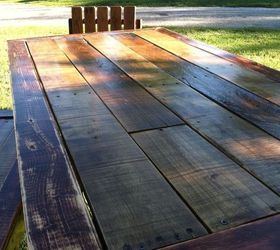 pallets farm house table west elm, diy, painted furniture, pallet, repurposing upcycling, woodworking projects