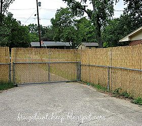 Chain Link to Privacy Fence