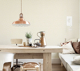 wallpaper dining room contemporary design, dining room ideas, wall decor, Beige Diamonds Geometric Wallpaper R2535