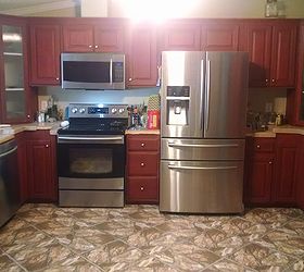 Chalk Painted And Glazed Kitchen Cabinets Hometalk