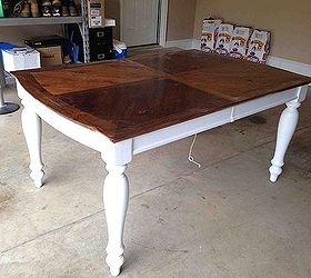 painting and staining kitchen table