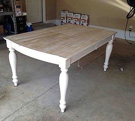 painting staining a kitchen table, Stain