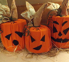 crafts fall pumpkin cans, crafts, home decor, repurposing upcycling, seasonal holiday decor