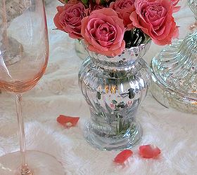 tablescape pink breast cancer foundation rose feminine, dining room ideas, flowers, home decor