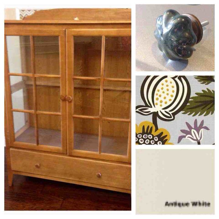 transformed hutch, painted furniture, Before