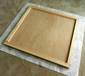 diy fabric covered cork board, crafts, reupholster